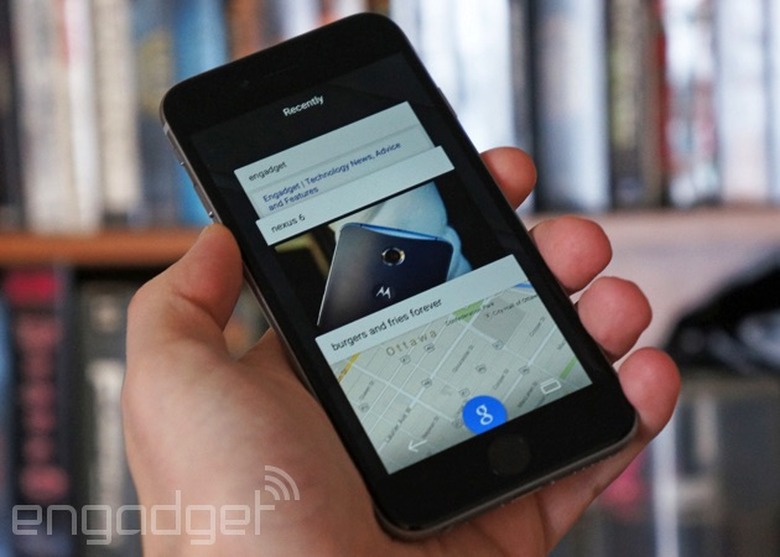 Google search for iOS