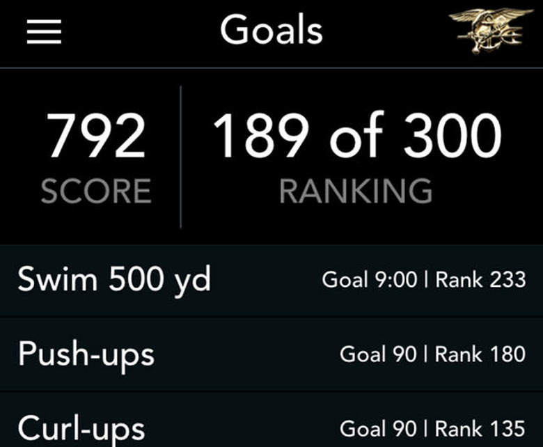 Official Navy SEAL Training app screenshots