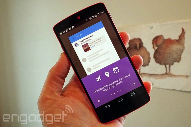 Google Inbox on a Nexus 5