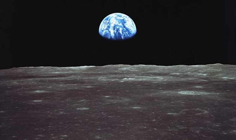 |aerospace|black|blue|brown|center|color|crater|discovery|earth|exploration|exterior|fall|green|half|horizon|horizontal|light|lu