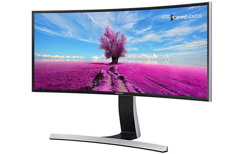 Samsung's super-wide curved LCD