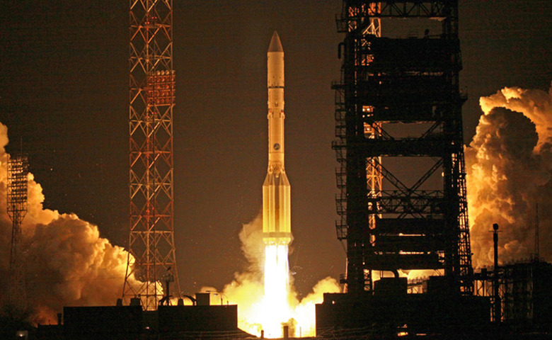 Proton rocket launch