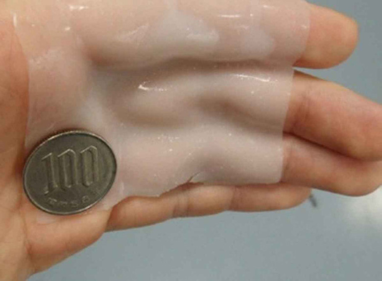 The sticky sensor adhesive in action