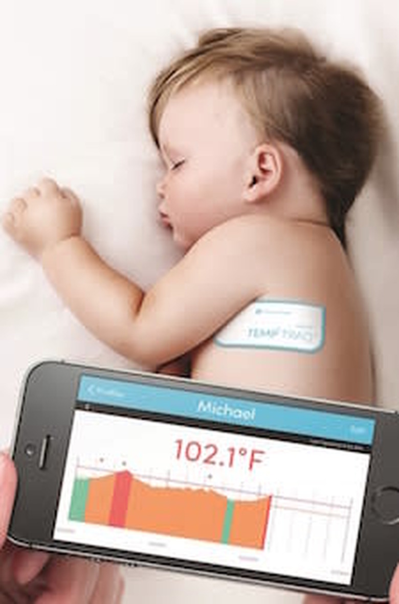 TempTraq wearable bluetooth thermometer