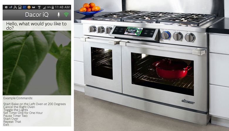 Dacor's Android-based ovens take voice commands from an app