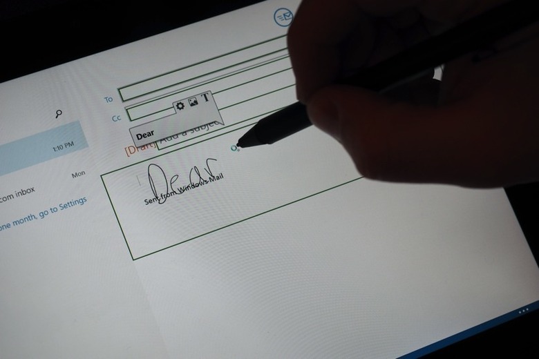Lenovo's new Windows app lets you enter handwriting in any text field