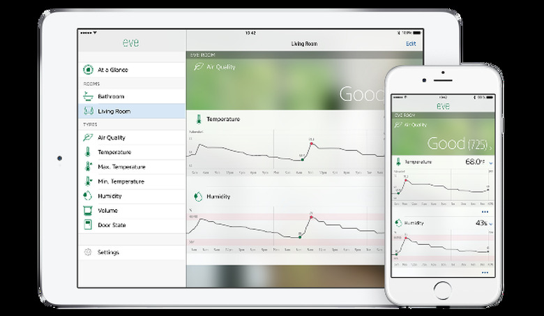 Elgato Eve app on iPhone and iPad