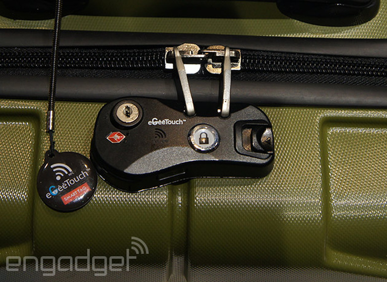 The key to unlocking this smart luggage lock is NFC