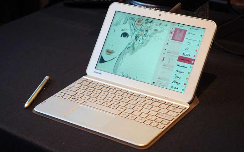 Toshiba's inexpensive Windows tablets now have a pen option