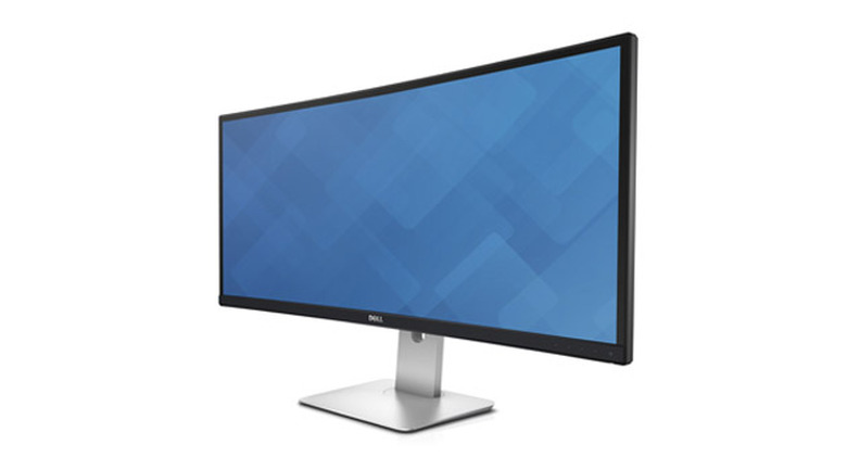 Dell UltraSharp 34 inch (U3415W) curved LCD monitor.
