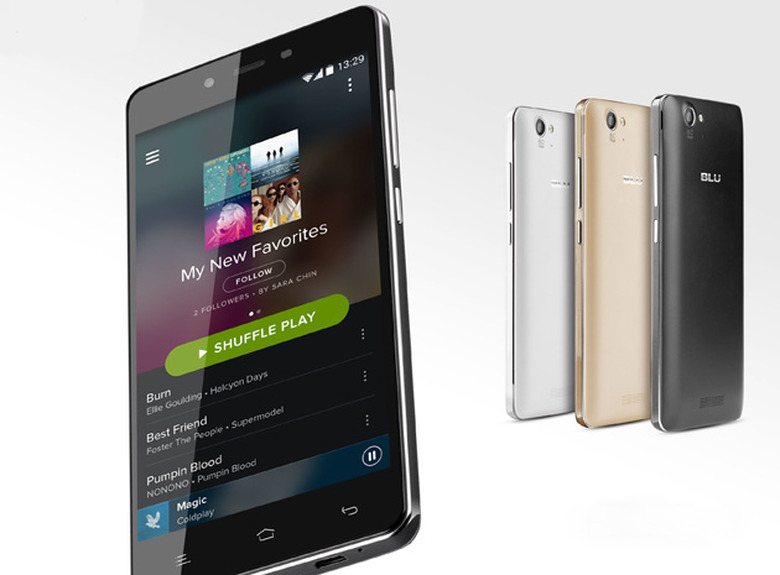 Blu's latest smartphones include one with a giant four-day battery