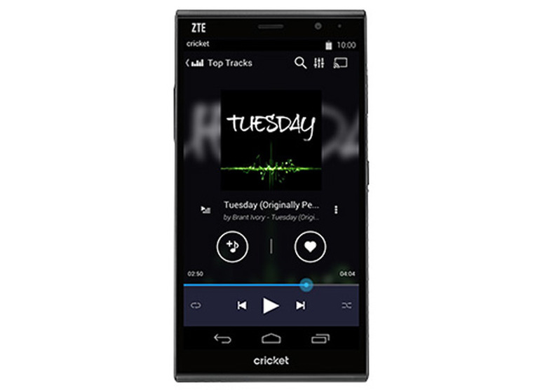 Deezer on a Cricket phone