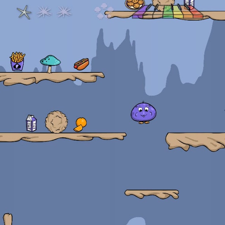 Players try to capture all of the musical notes in Fliggles