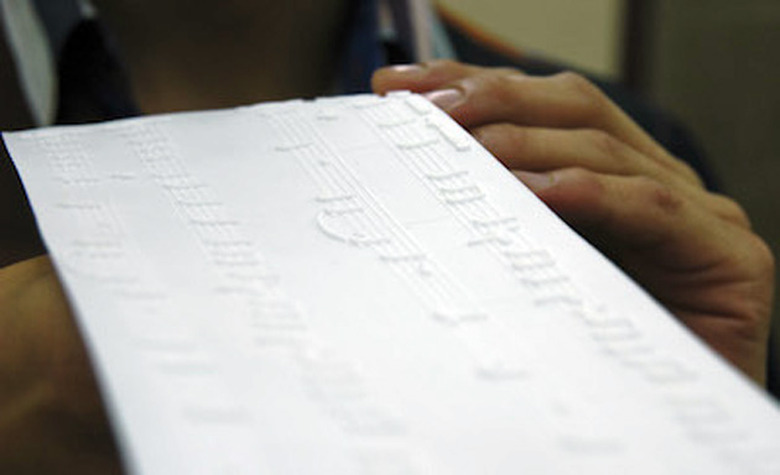 3D-printed music score