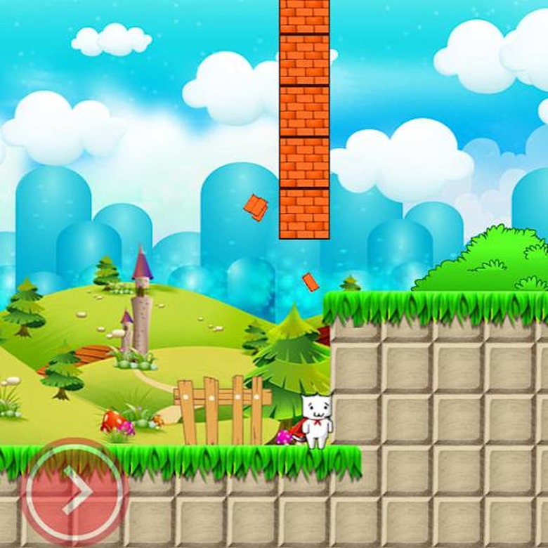 Players bash blocks in Super Kitty