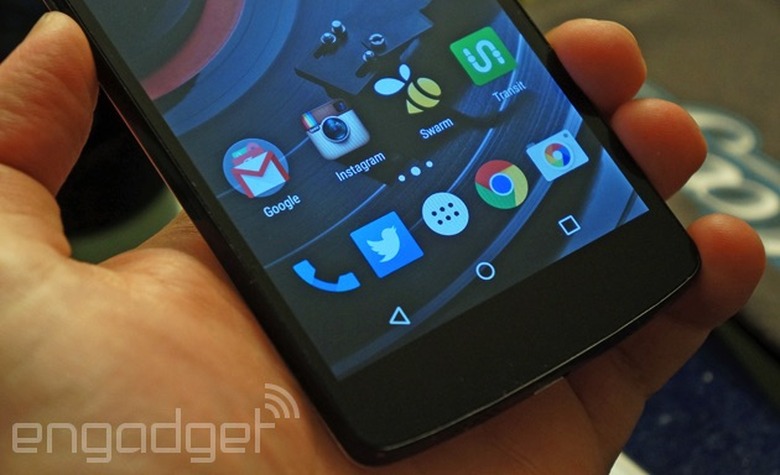 Nexus 5 with Lollipop