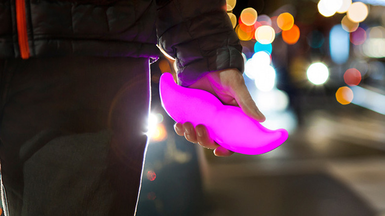 Lyft's 'glowstache'