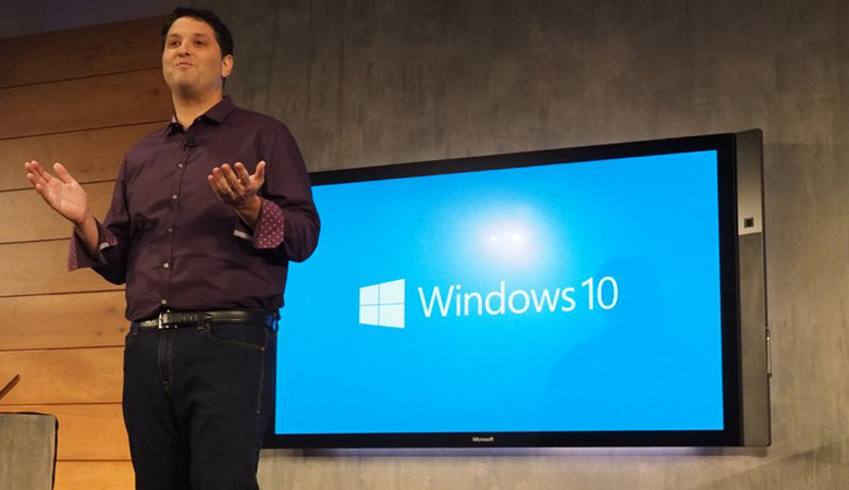 Terry Myerson at the Windows 10 event