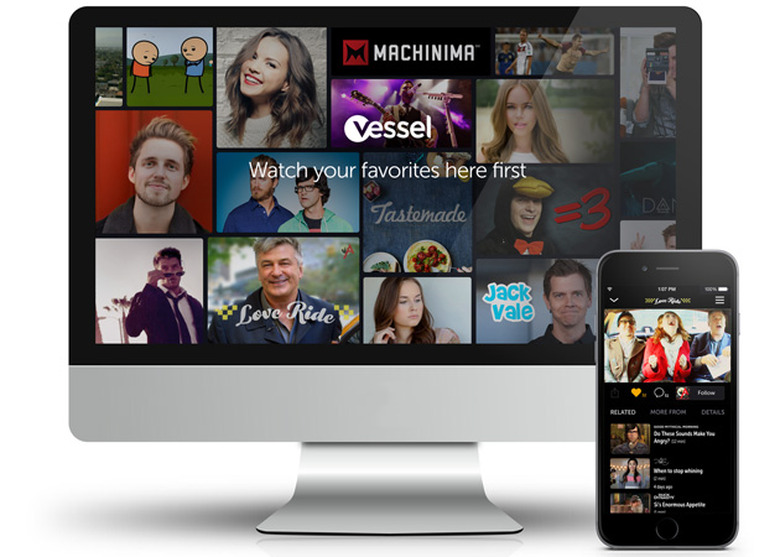 Vessel on an iMac and iPhone