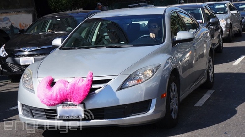 A Lyft car in San Francisco