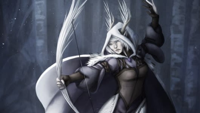 A lady archer unlike any you've seen before, unless you've played Final Fantasy XIV.