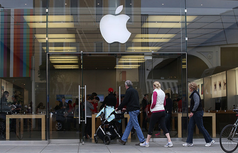 The Apple Store in downtown San Francisco