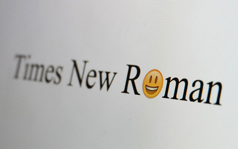 times new roman emoji