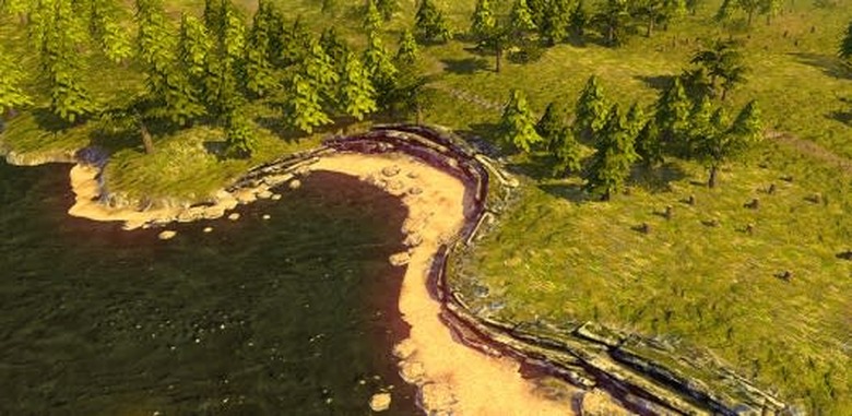 Coasting. Because it's a coastline? Get it? Ah, comedy gold.