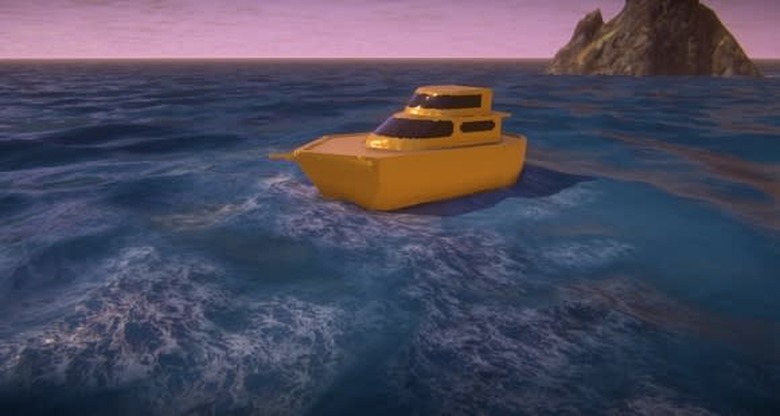 The Massively Golden Yacht. Eliot, don't forget the mojitos.