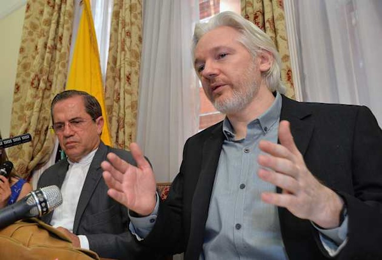 APTOPIX Britain Assange