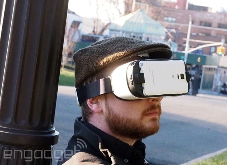 Samsung Gear VR minus its protective shell