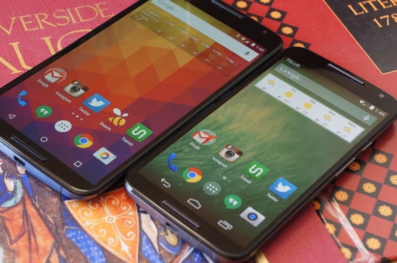 Nexus 6 vs Moto X