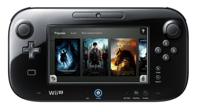 Nintendo TVii on a Wii U gamepad
