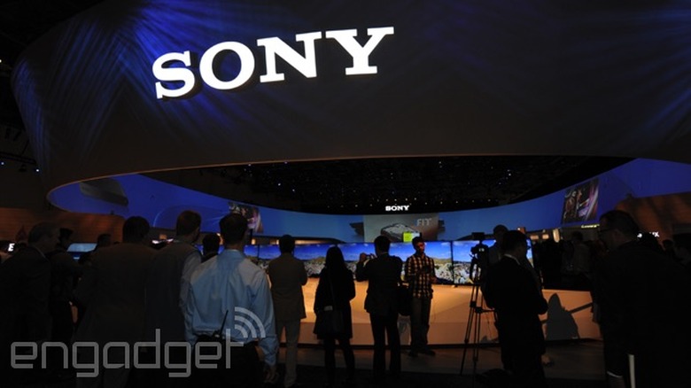 Sony's booth at CES 2015