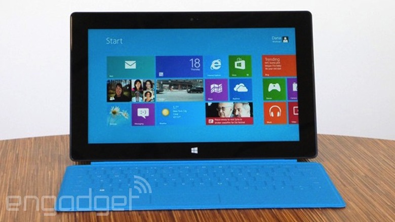 The original Microsoft Surface RT tablet