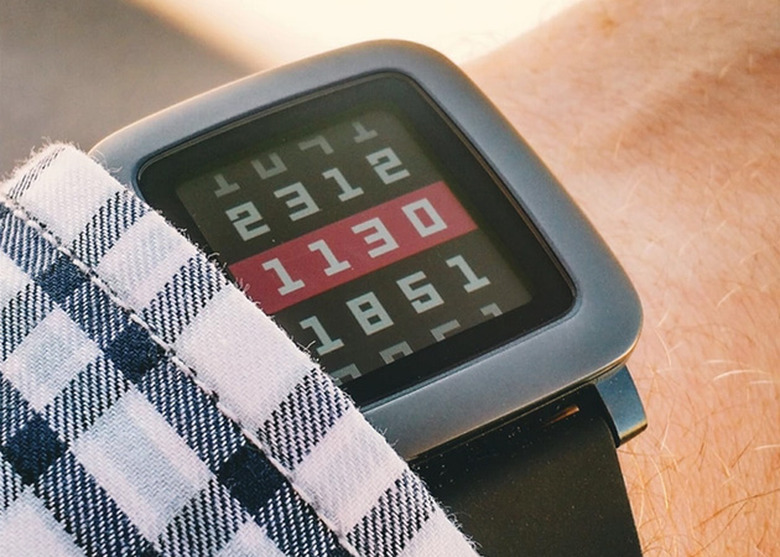 Pebble Time smartwatch