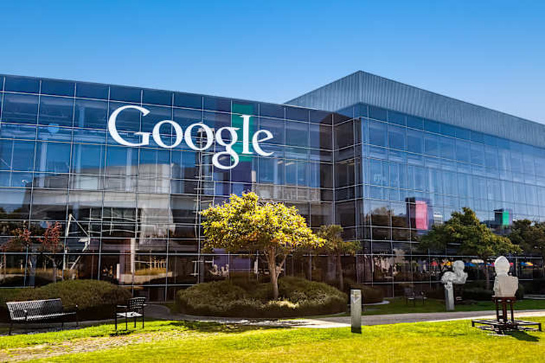 MOUNTAIN VIEW, CA/USA - October 12, 2013: Exterior view of a Google headquarters building. Google is a multinational corporation