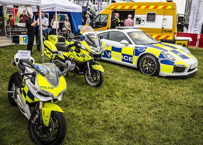 Police Car and Bikes