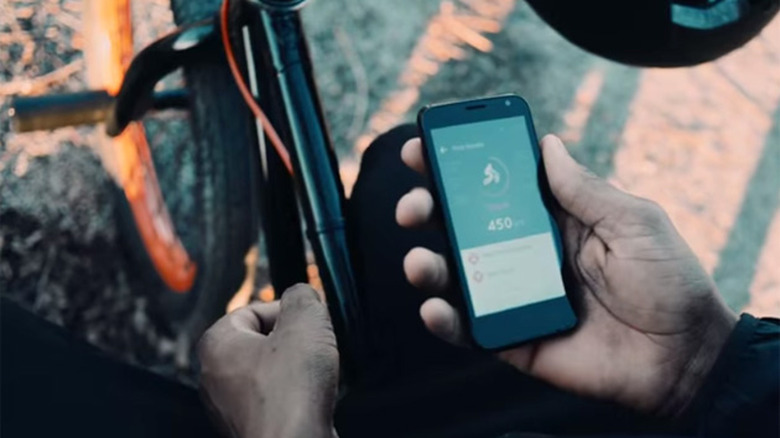 Iddo BMX bike activity tracker