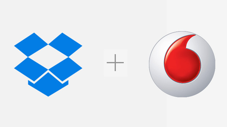 Dropbox plus Vodafone equals...
