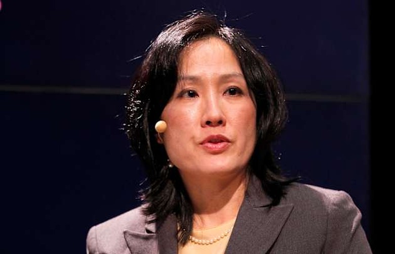 Michelle Lee at a SanDisk event