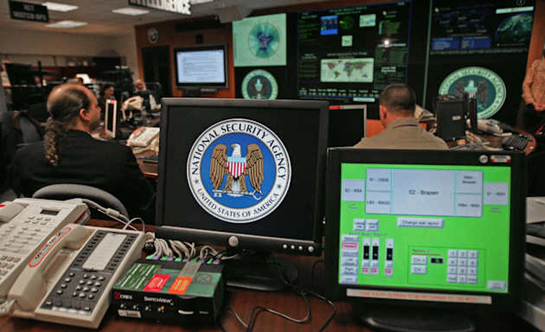 A computer workstation bears the Nationa