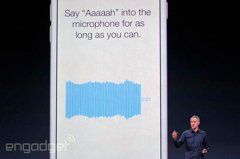 A voice tremor test in Apple's ResearchKit