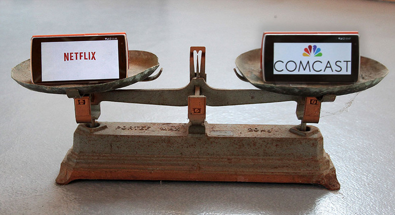Netflix comcast scales
