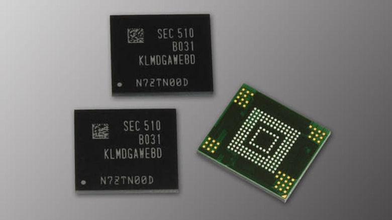 Samsung's 128GB eMMC flash storage