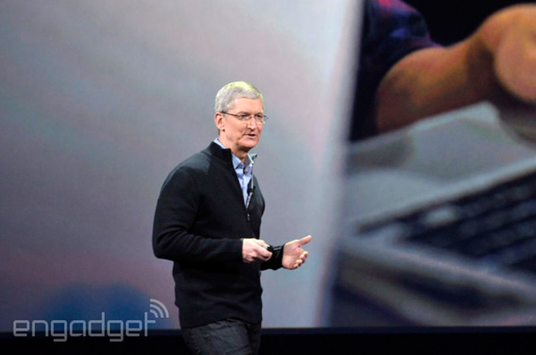 Apple's Tim Cook on March 9th