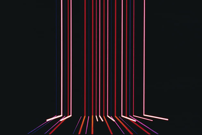 |abstract|background|black|blue|center|color|darkness|direction|fiber optic|horizontal|interior|laser|light|line|motion|photolin