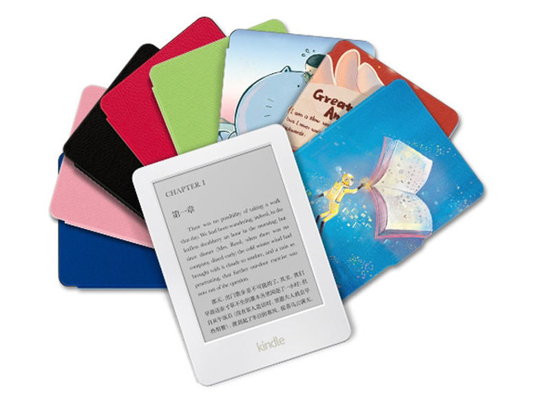 Amazon Kindle in white
