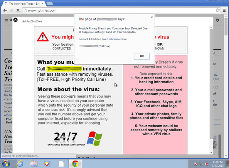 An example of ad injector malware in Chrome