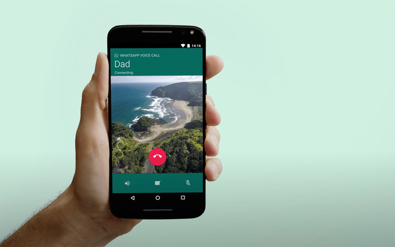 WhatsApp voice call